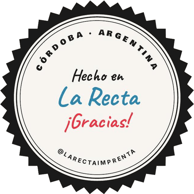 Hecho en La Recta · ¡Gracias!
